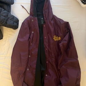 Active Burgundy Hooded Jacket